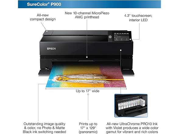 Epson SureColor P900 17" Photo Printer