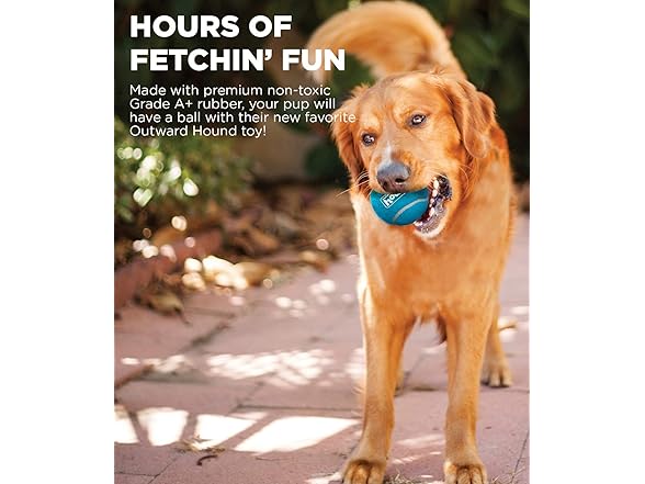 Outward Hound Tennis Ballz Fetch Dog Toy