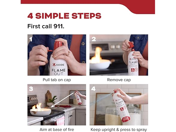 Kidde Flame Out Fire Fighting Spray