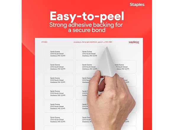 Staples Printable Address Labels