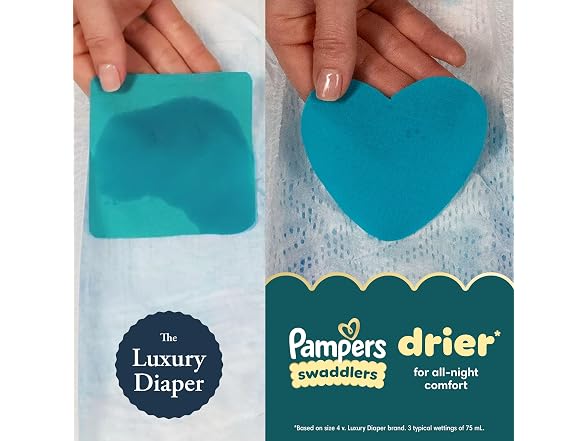 Pampers 37lbs Swaddlers Diapers