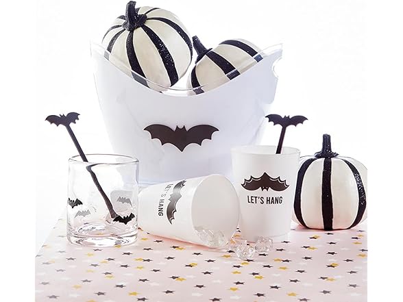 Old Fashioned Icon Handblown Cocktail Glass, 14-Ounce, Bats