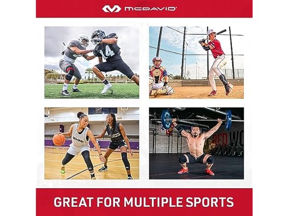 McDavid Hex Knee Compression Sleeves Small