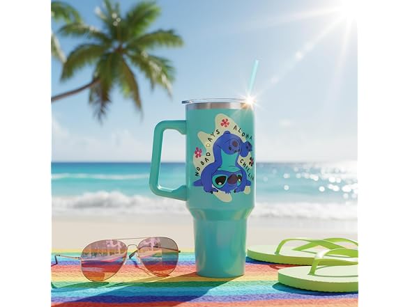 Lilo and Stitch Aloha, Stainless Steel Tumbler, 40oz
