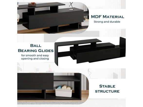 LeisureMod Surrey Modern TV Stand