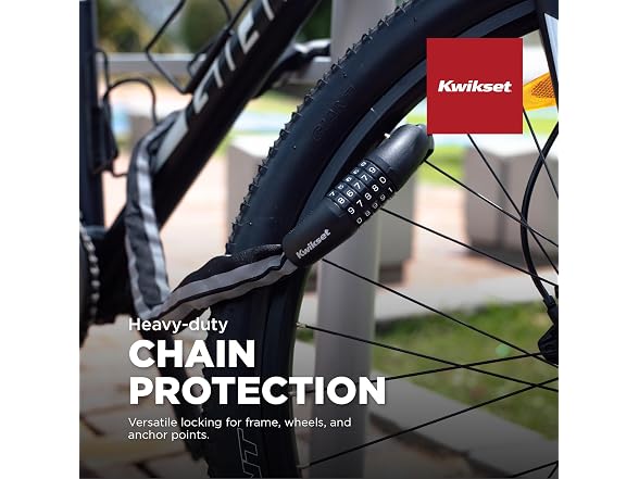 Kwikset 4 ft Combination Bicycle Chain Lock