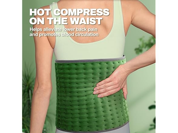 MIKRALE Heating Pad for Back and Neck