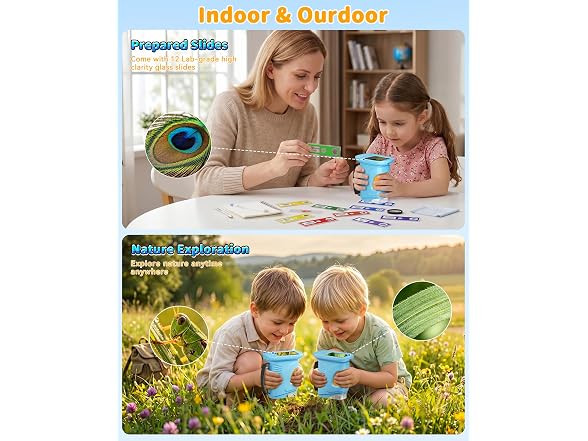 Kids Borescope 1000X 4K Mini Microscope