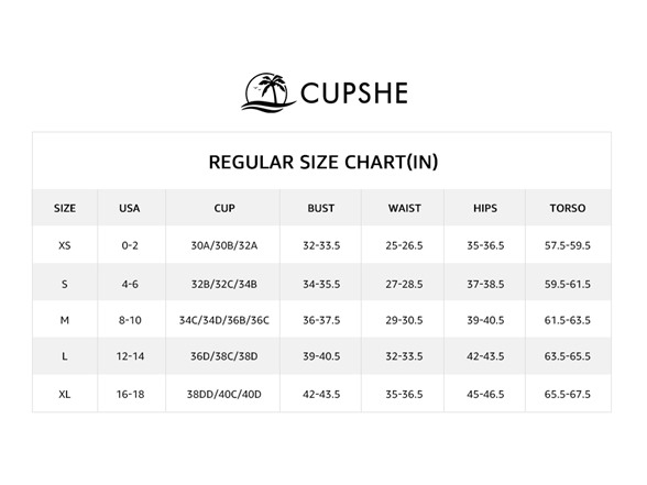CUPSHE Women's Bikini Set