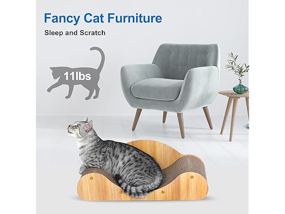 FluffyDream Round Sofa Cat Scratcher