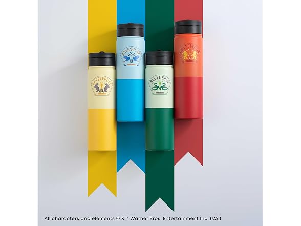 JoyJolt Harry Potter Gryffindor Stainless Steel Water Bottle 