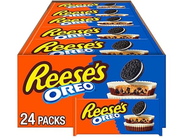 $17.99, Was $36.1425, 50% Off! Reeses Oreo Milk Choc White Creme 24ct dealfomo