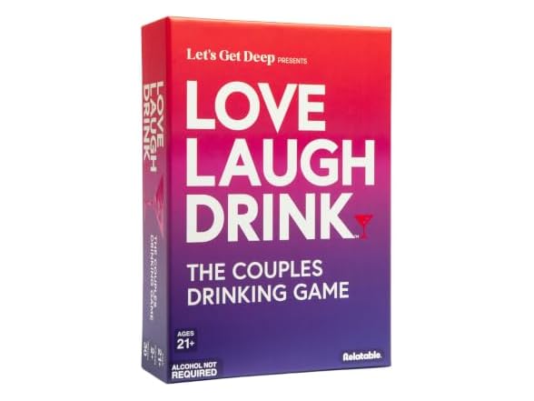 Love Laugh Drink, A Couples Drinking Card Game by Relatable