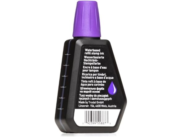 Trodat Purple Ink Bottle - 28 ml  - Gallery 3