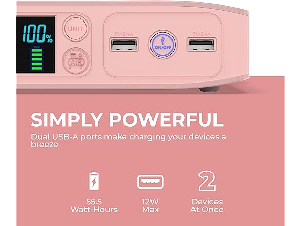 HALO Bolt Air+ 55500 Portable Powerbank & Car Battery Jump Starter