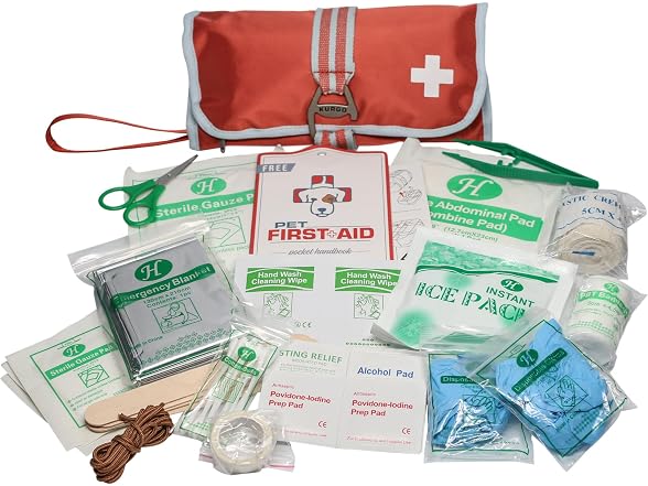 Kurgo Dog First Aid Kit - Emergency Care for 