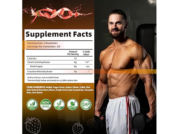 Nutravita Creatine Monohydrate Gummies