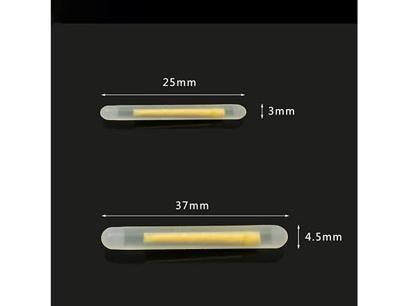Ocean Sun 50bags(250pcs) Green Straight Glow Sticks (4.5 * 37mm)
