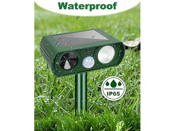 OQFAFCN BC2167825070002 Solar Ultrasonic Animal Repell