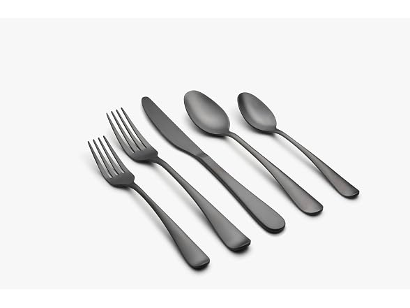 CAMBRIDGE Rhiannon Black Satin 45-Piece
