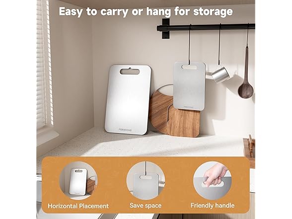 Perehome Titanium Cutting Board, 3pcs