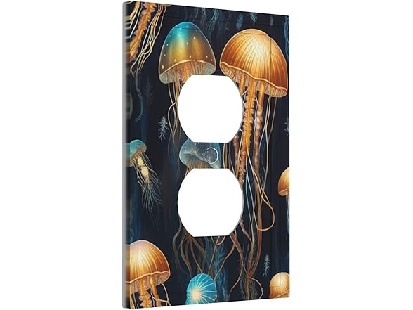Light Switch Cover Jellyfish 1Gang