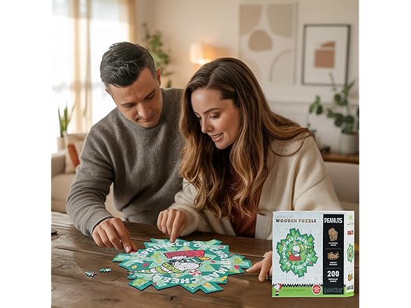 WOODLUX Peanuts Snoopy Puzzle for Adults