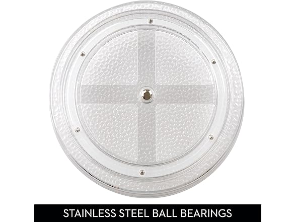 iDesign Lazy Susan Clear 9in