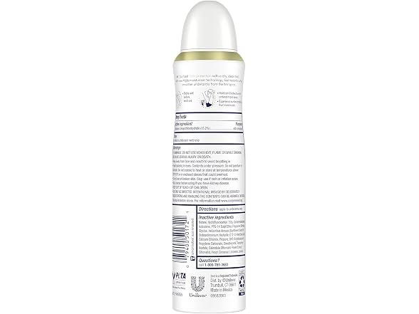 Dove Nourishing Secrets Dry Spray Antiperspirant