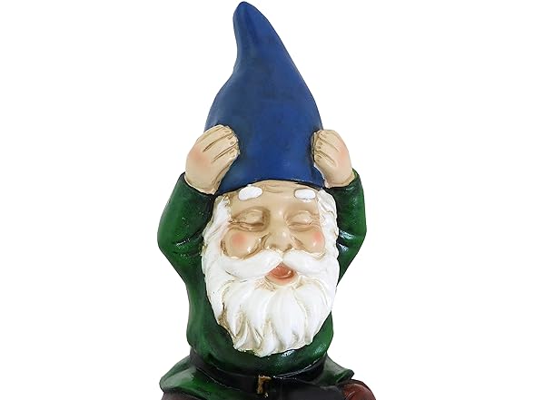 Sunnydaze Sage The Yoga Garden Gnome Statue 11"