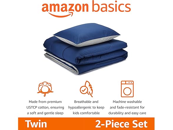 Amazon Basics Kids' 3-Piece Set
