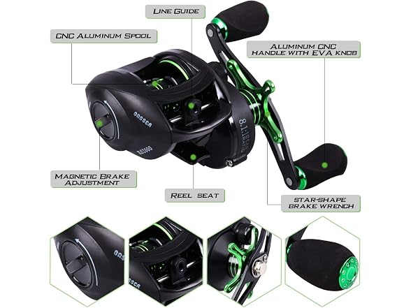 Sougayilang Ultralight Fishing Rod Reel Combos -