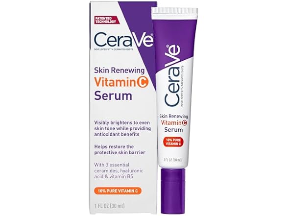 (2 Pack) CeraVe Vitamin C Serum with Hyaluronic Acid