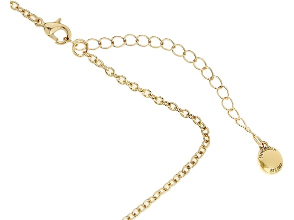 Steve Madden Women's Collegiate Link Pendant Neckl