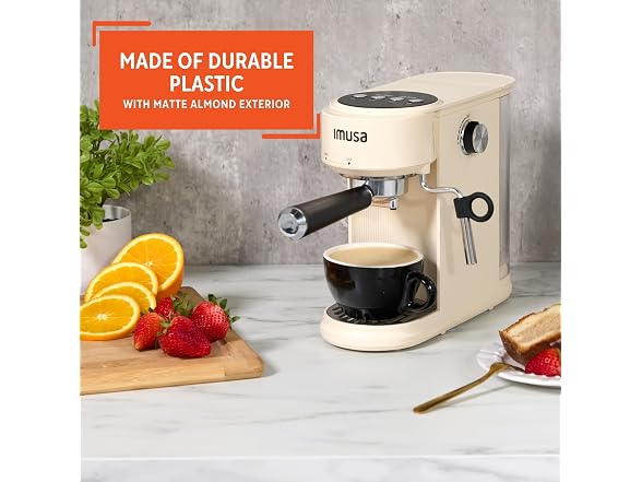 IMUSA 20 Bar Espresso Machine with Milk Frother