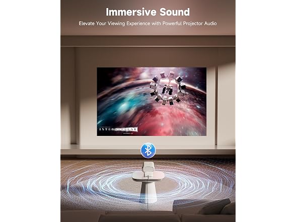 1080P Portable Projector WiFi & Bluetooth