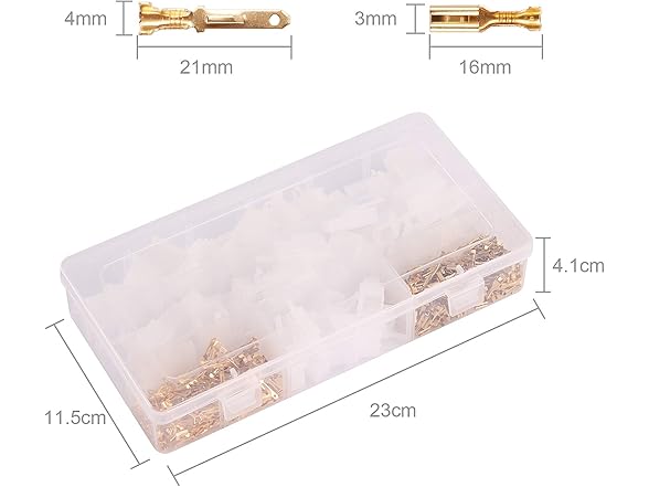 Rantecks 480PCS 2.8mm Automotive Connector Kit