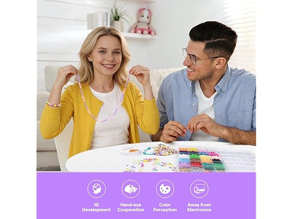 SUTOUG 4200+ PCS Beads for Threading