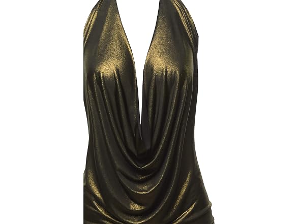 Made By Emma Women (M) Sexy Halter Neck Mini Dress