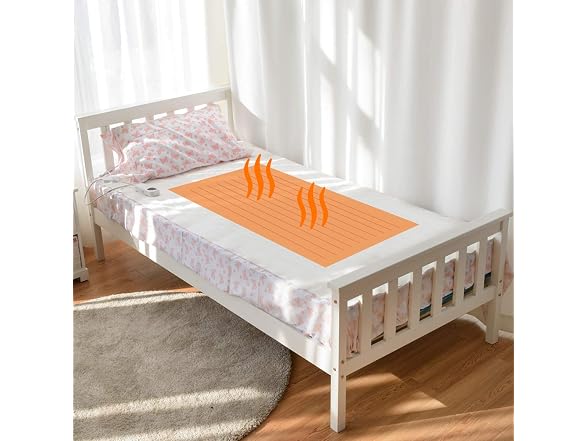 Giantex Electric Heated Mattress Pad, Heating Bed Topper
