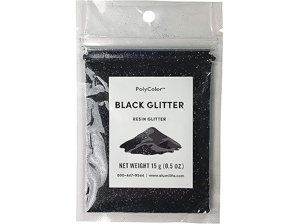 Alumilite PolyColor Resin Powder – Black – 15 Grams