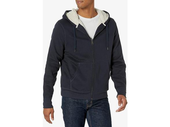 Amazon Essentials Mens Zip Sherpa Hoodie