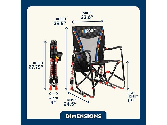 GCI Outdoor NASCAR Adjustable Rocker Chair