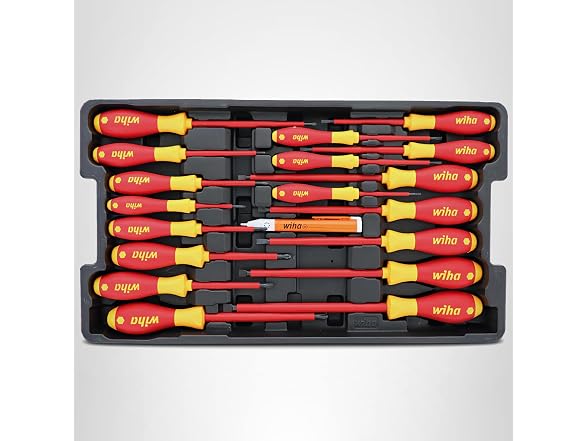 Wiha 32095 Slotted/Phillips Insulated Set, 1000V 19pc