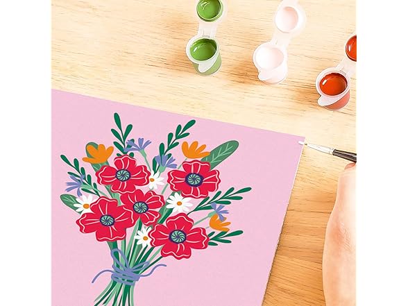 Ravensburger Relax CreArt Poppy Bouquet Paint