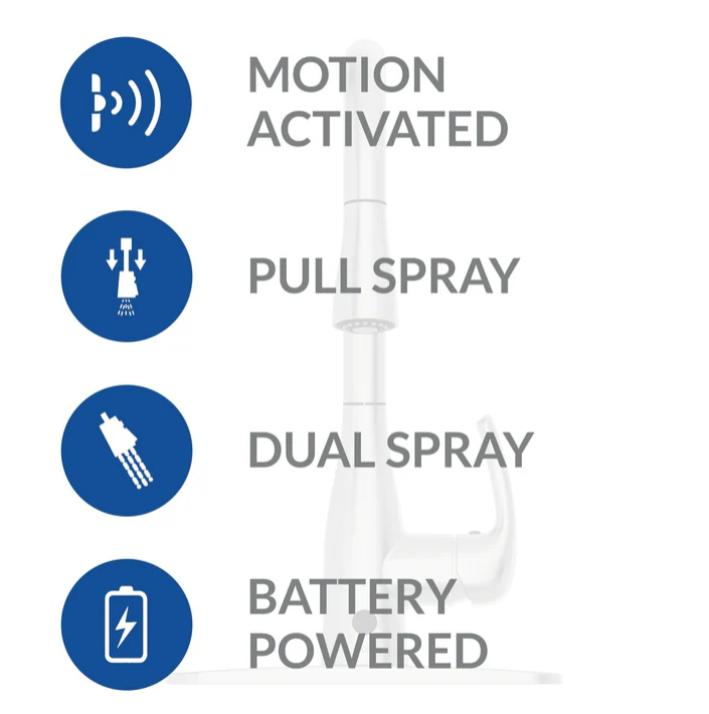 FLOW Hands-Free Motion Sensing Faucet, Chrome - Gallery 12