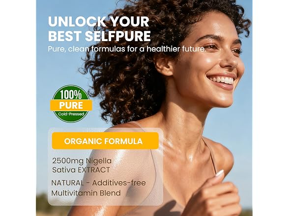 NaturePlanet Black Seed Oil Multivitamin Drops D3