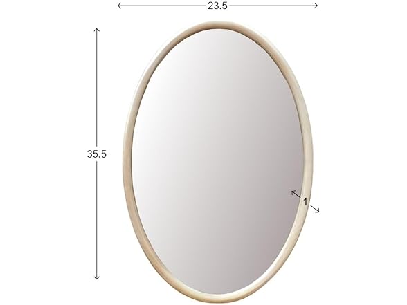 Howard Elliott Collection Solace Oval Mirror