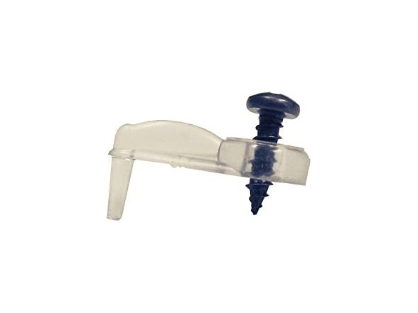 Glass Panel Clips 5/16" Offset Clear