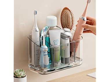 $6.99, Was $14.99, 53% Off! MOPMS 5 Slot Toothbrush Holder dealfomo